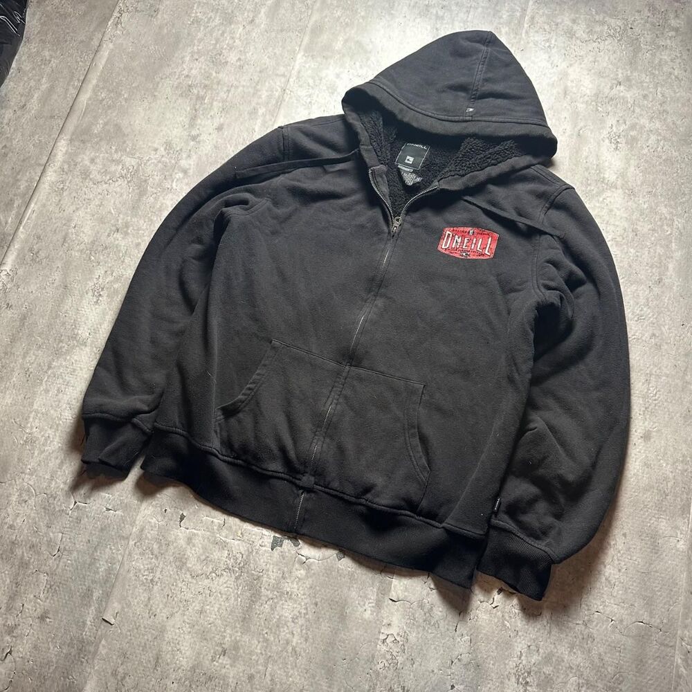 O-neill Men's Black and Brown Hoodie